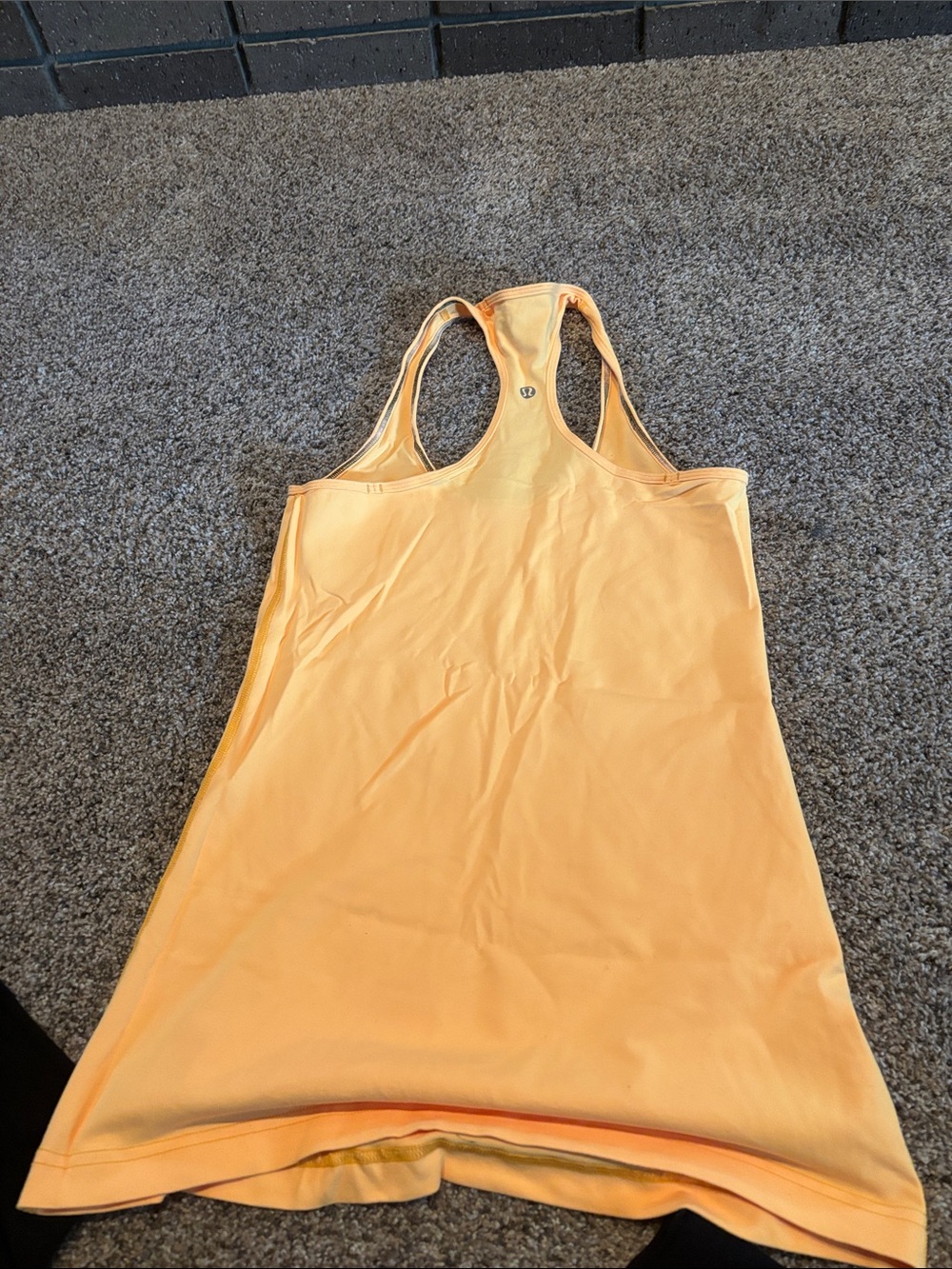 lululemon athletica Peach Racerback Tank Top